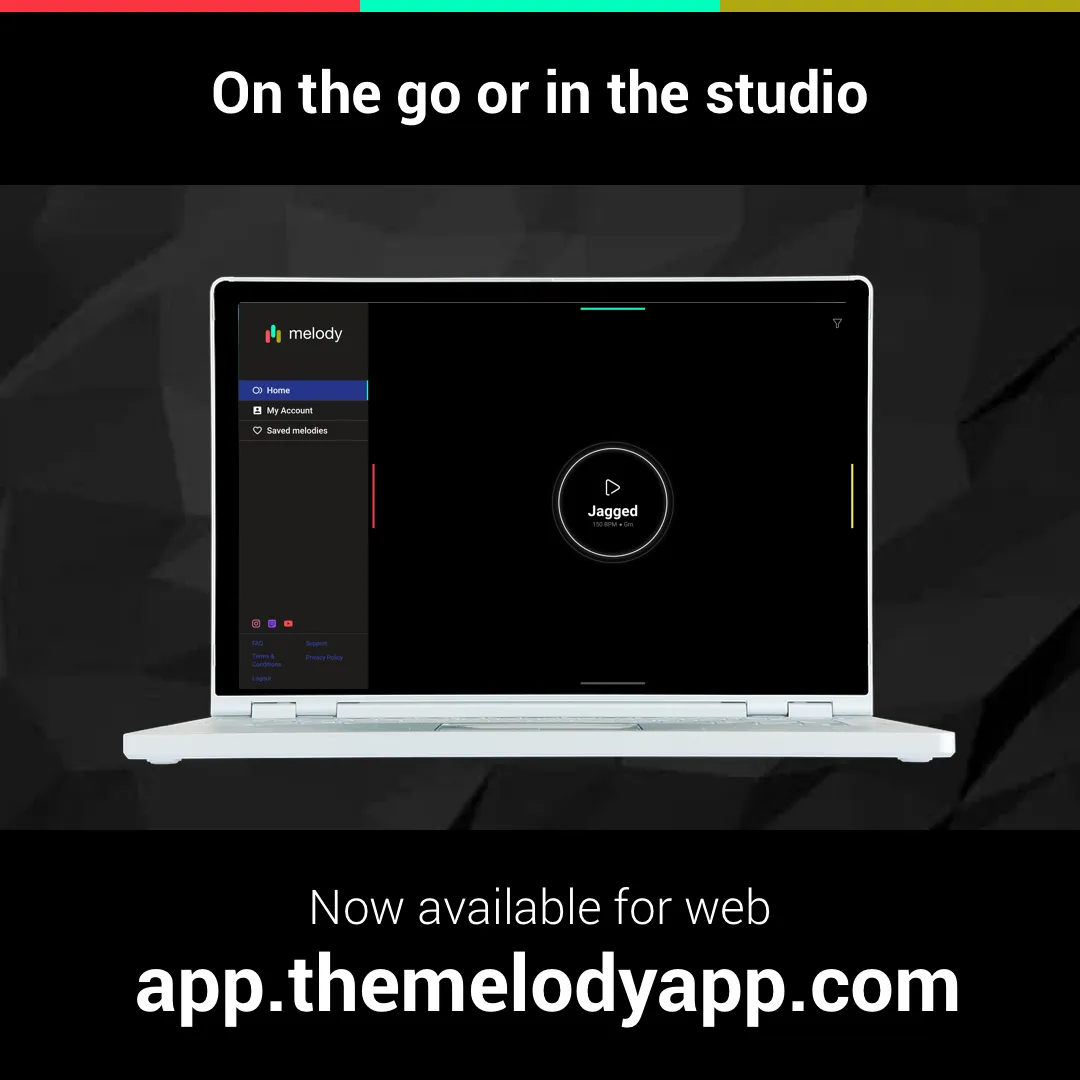 The Melody App - Web app now available