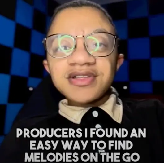 Producers grab melodies on the go with The Melody App 🔥 ft @MiniProducer ​